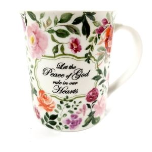 14oz Peace of God Rule Our Hearts Coffee Tea Mug